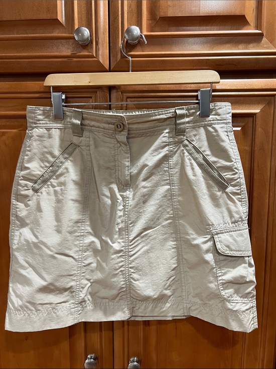Lands' End Pants - Lands End  Khaki Cargo Pocket Mini Skort